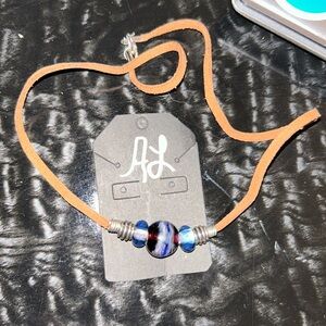 Handmade Glass Bead Necklace